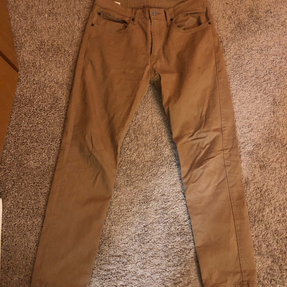 Levi Slim 502 Fit Khaki
